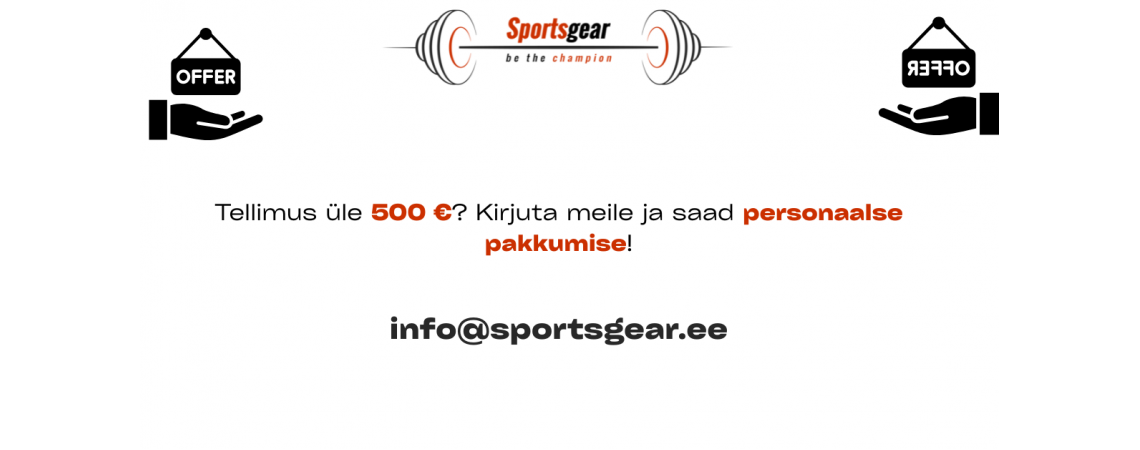Tellimus üle 500 € ? 