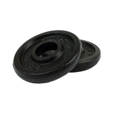 Raskuskettad TUNTURI Plates Black, 30 mm, 0.5kg (paar) Raskuskettad TUNTURI Plates Black, 30 mm, 0.5kg (paar)