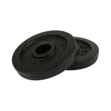 Raskuskettad TUNTURI Plates Black, 30 mm, 1.25kg (paar) Raskuskettad TUNTURI Plates Black, 30 mm, 1.25kg (paar)