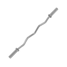 Tõstekang TUNTURI Olympic Curlbar Chrome, 50 mm, 120cm, SpringCol