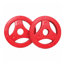 Raskuskettad TUNTURI Aerobic Plates 1,25 kg, punane