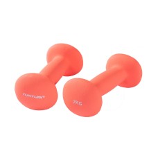 Hantlid TUNTURI Neopreen Dumbbells 2kg, punased