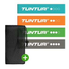 Võimlemiskummide komplekt TUNTURI Mini Resistance Band Set, 4 tk Võimlemiskummide komplekt TUNTURI Mini Resistance Band Set, 4 tk