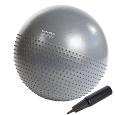 Võimlemispall HMS YB03N Gym Ball 65 cm, hall Võimlemispall HMS YB03N Gym Ball 65 cm, hall