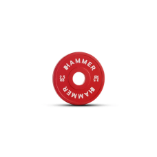Raskusketas HAMMER Bumper Plate, Red, 50mm, 2,5 kg