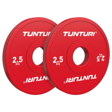 Raskuskettad TUNTURI Platinum Fractional Plates, Red, 50mm, 2 x 2,5 kg Raskuskettad TUNTURI Platinum Fractional Plates, Red, 50mm, 2 x 2,5 kg