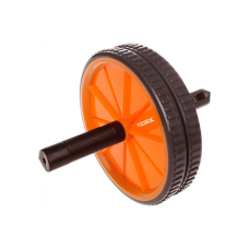 Võimlemisrull TOORX Double Exercise Wheel, must-oranž Võimlemisrull TOORX Double Exercise Wheel, must-oranž