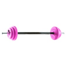 Tõstekangikomplekt GYMSTICK Pump Set 20 kg roosa