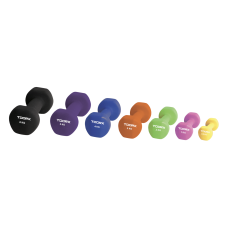 Hantel TOORX Neoprene Dumbbells, lilla, 1 kg Hantel TOORX Neoprene Dumbbells, lilla, 1 kg